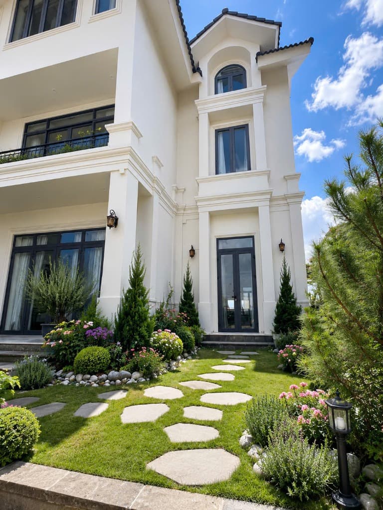 Lối tản bộ hoa sắc