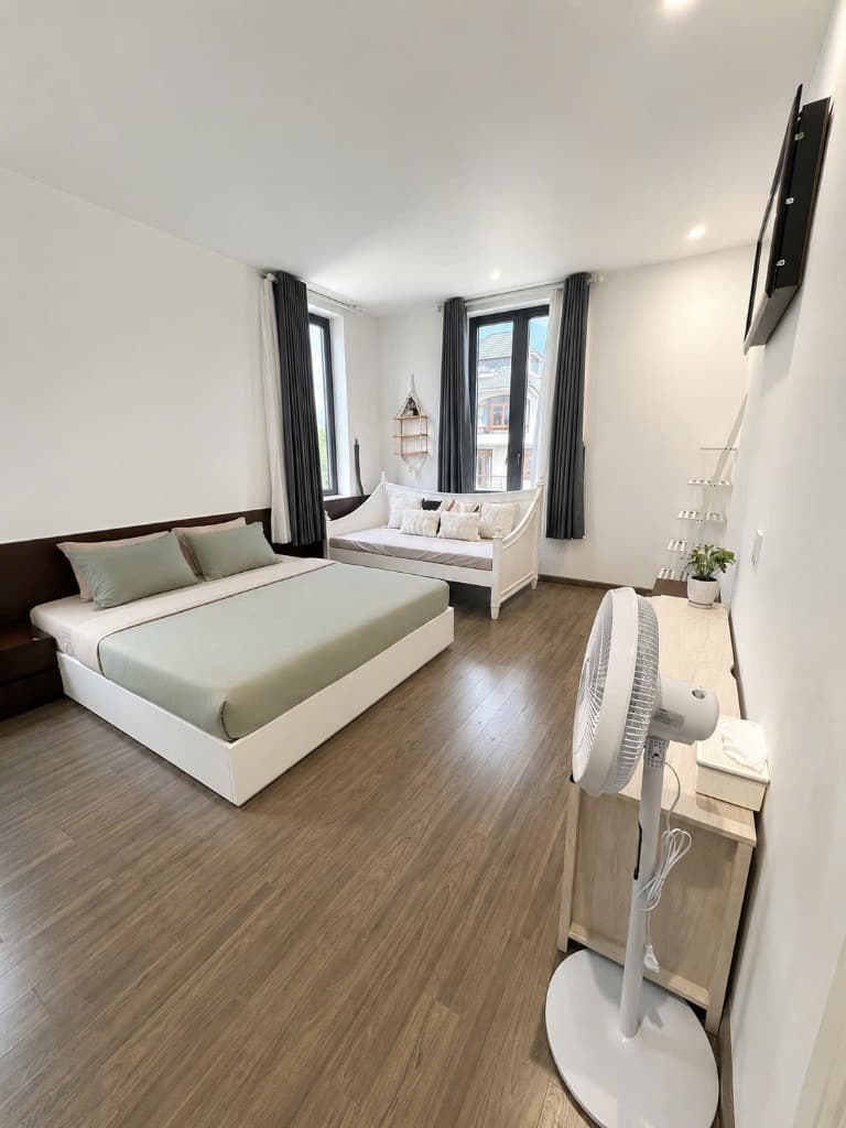 Phòng ngủ gia đình với daybed