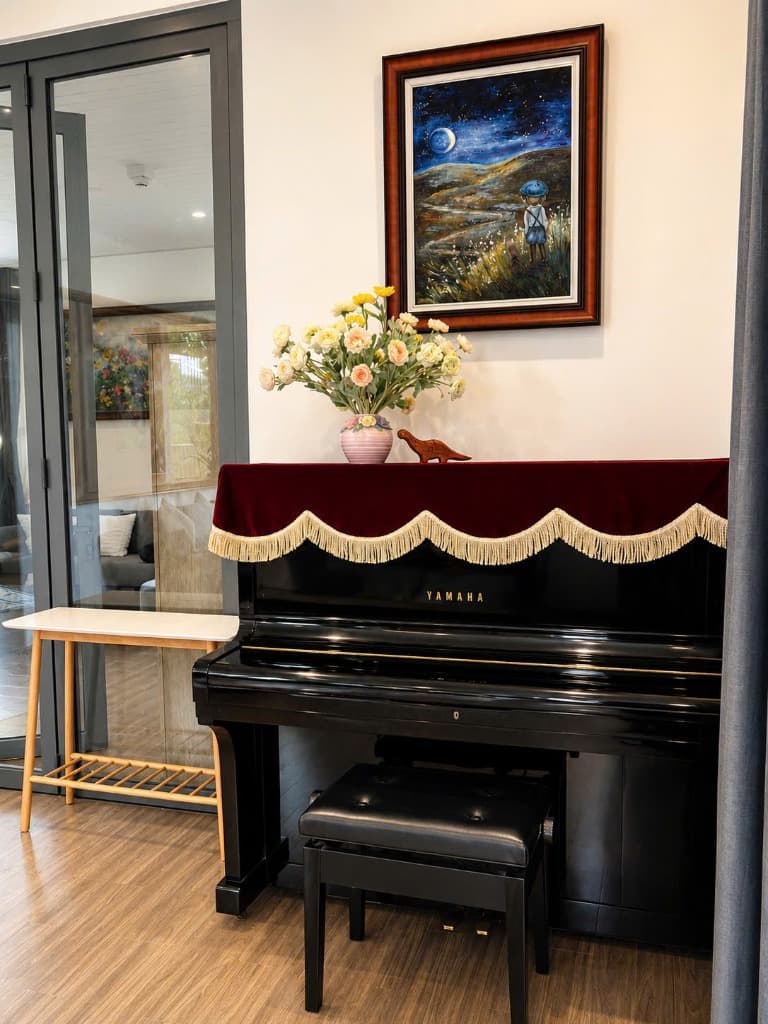 Góc nghệ thuật và đàn piano